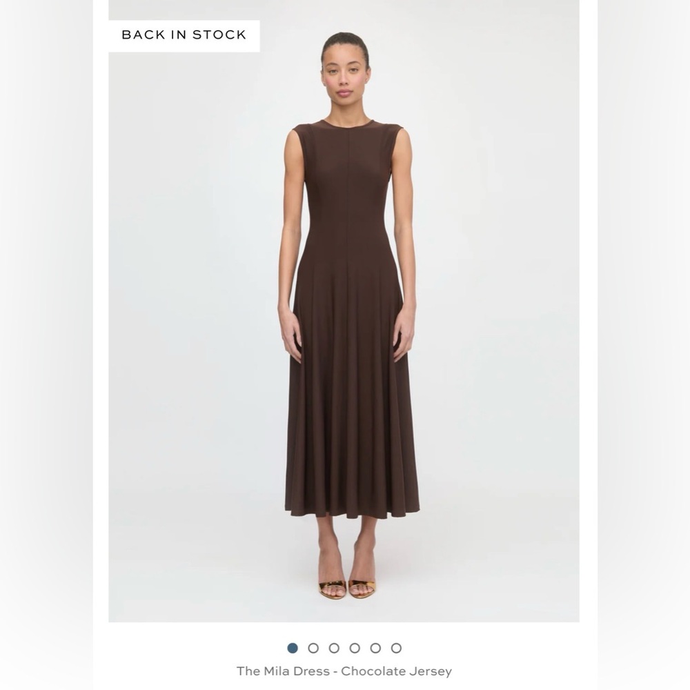 FLAWED The Mila Dress - Chocolate Brown Jersey
